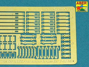 Aber 35A129 Mounts for additional ammunition boxes used on Soviet tanka like: T-54; T-55 or T-62 1/35 – Bild 4