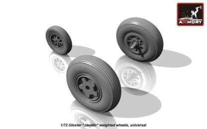 Armory Models AW72407 Gloster Javelin wheels 1/72 – imagen 2