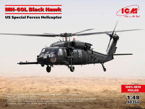 ICM 48360 MH-60L Black Hawk US Special Forces Helicopter 1/48 – zdjęcie 2