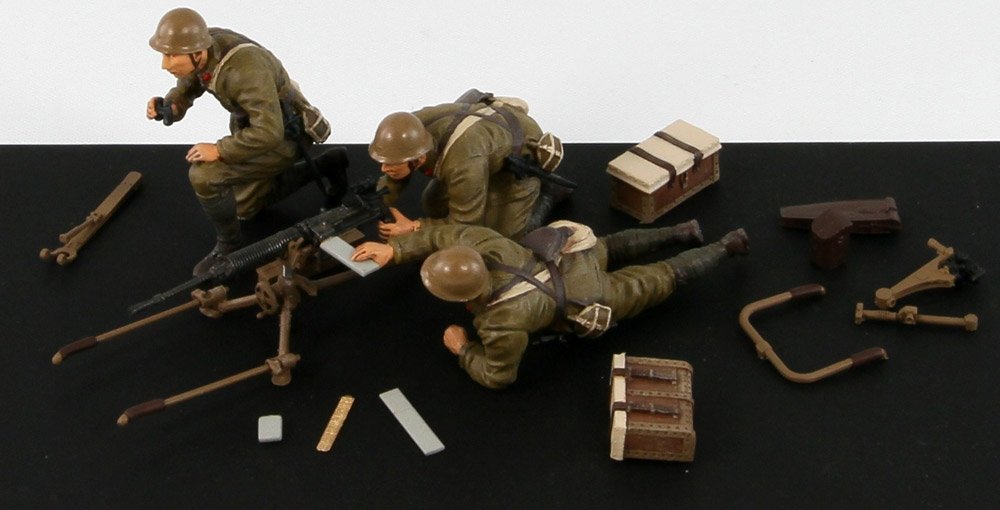 Pit-Road G39 IJA Type 92 Heavy Machine Gun with Figure 1/35 – imagen 2