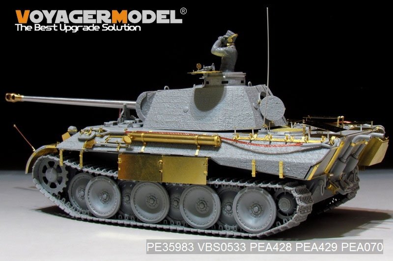 Voyager Model PE35983 WWII German Panther D Tank Late version Basic For TAKOM 2104 1/35 – imagen 6