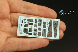 Quinta Studio QD48353 Me 410 3D-Printed &amp;amp; coloured Interior on decal paper (Meng) 1/48 – imagen 3