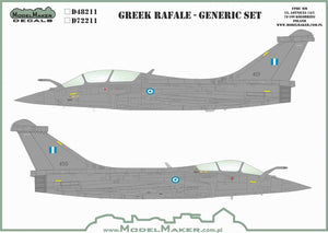 ModelMaker Decals D48211 Greek Rafale - generic set 1/48