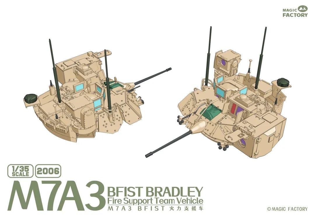 Magic Factory 2006 M7A3 BFIST Bradley Fire Support Team Vehicle 1/35 – Bild 4
