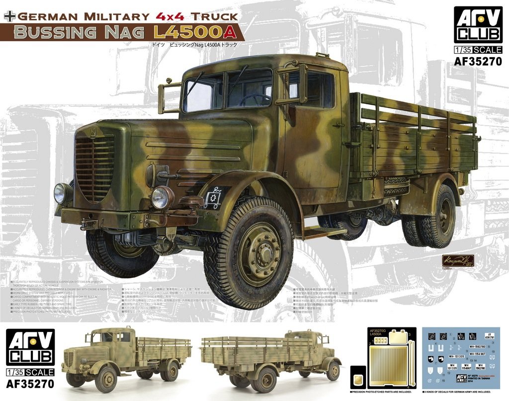 AFV Club 35270 BUSSING NAG L4500A 1/35 – imagen 2