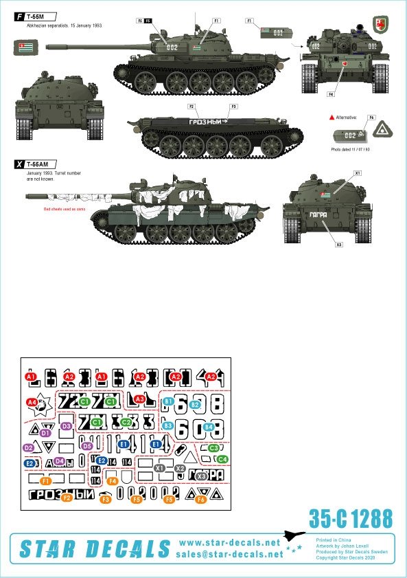 Star Decals 35-C1288 War in Caucasus 2 1/35 – immagine 2