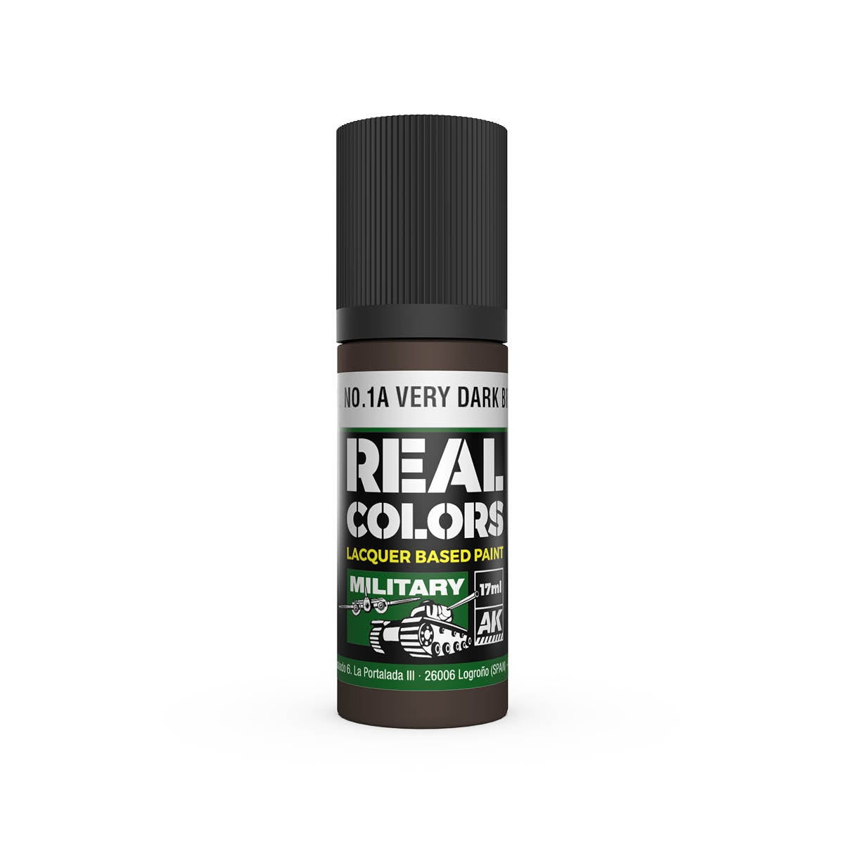 AK Interactive RC873 SCC n° 1A Brun très foncé 17 ml – image 2