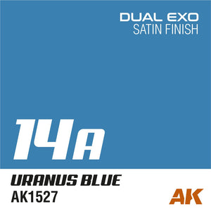AK Interactive AK1558 DUAL EXO SET 14 – 14A URANUS BLUE &amp;amp; 14B COBALT BLUE – imagen 2