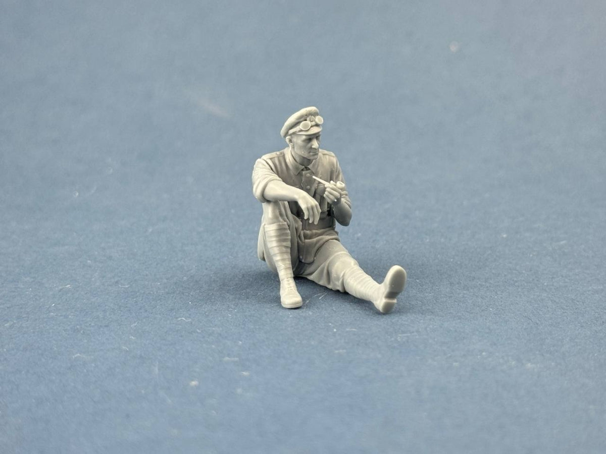 Copper State Models F32-067 British Dispatch Rider smoking pipe (Motorcycle not included) 1/32 – imagen 3