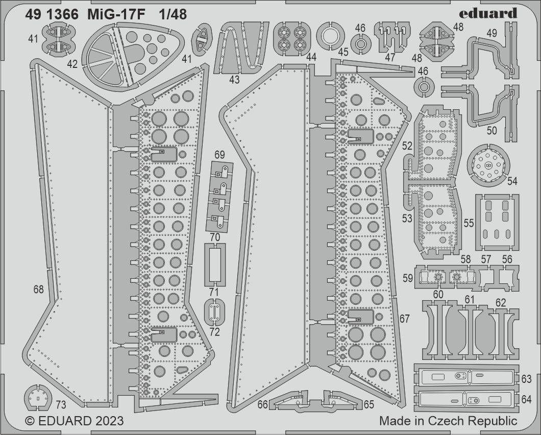 Eduard BIG49383 MiG-17F Ammo 1/48 – imagen 3