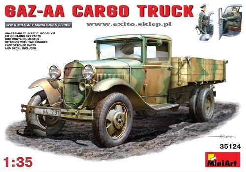 MiniArt 35124 GAZ-AA CARGO TRUCK 1/35