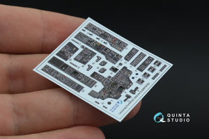 Quinta Studio QDS-48572 AH-64A 3D-Printed &amp;amp; coloured Interior on decal paper (Academy/Modelist) (small version) 1/48 – imagen 4