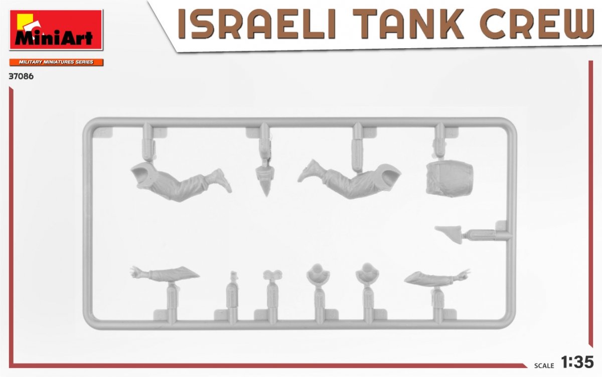MiniArt 37086 ISRAELI TANK CREW. YOM KIPPUR WAR 1/35 – imagen 5