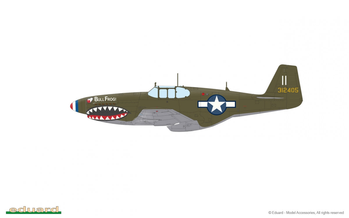 Eduard 82107 P-51B Mustang Birdcage canopy 1/48 – immagine 10