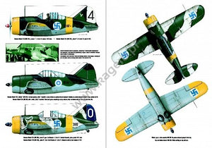 Kagero 3002 Brewster F2A Buffalo EN/PL (no decals) – imagen 3