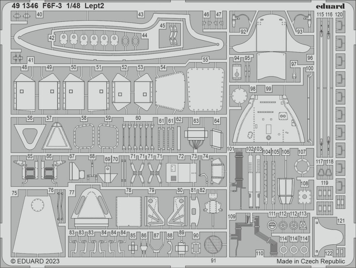 Eduard 491346 F6F-3 EDUARD 1/48 – image 2