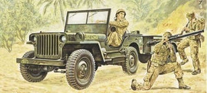 Italeri 0314 Willys MB Jeep with Trailer 1/35