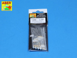 Aber 200L-04 Set of barrels for Bismarck 380mm x 8, 150mm x 12, 105mm x 16 37mm x 16, 20mm x 22 1/200 – imagen 10