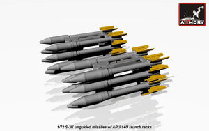 Armory Models ACA7273 S-3K unguided missiles w/ APU-14U rack 1/72 – immagine 3