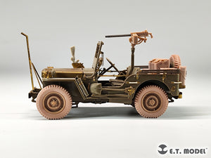 E.T. Model P35-156 U.S.Army Jeep Willys MB 1/4-ton 4x4 Truck Sagged Wheels 1/35 – imagen 9