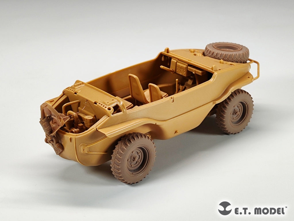 E.T. Model P35-136 WWII German Schwimmwagen Type166 Sagged wheels Wide For TAMIYA Kit 1/35 – Bild 8