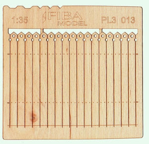 Maquette PL3-013 Clôture en bois type 13 Clôture en bois 1/35