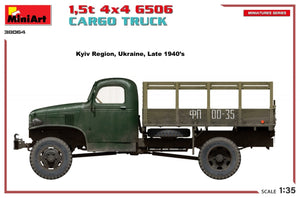MiniArt 38064 1,5t 4×4 G506 CARGO TRUCK 1/35 – imagen 4