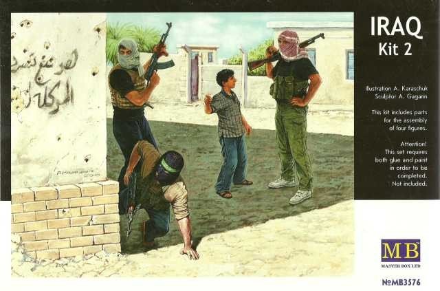 Master Box 3576 Iraq kit 2 (Iraqian insurgents) 1/35
