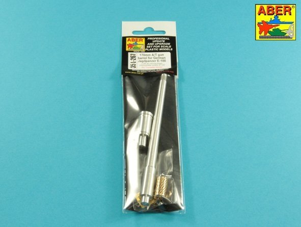 Canon Aber 35L-267 pour chasseur de chars allemand E-100 (Trumpeter) 1/35
