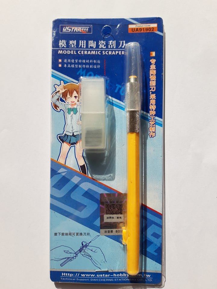 Couteau stylo céramique U-Star UA-91902 (lame de rechange en céramique)