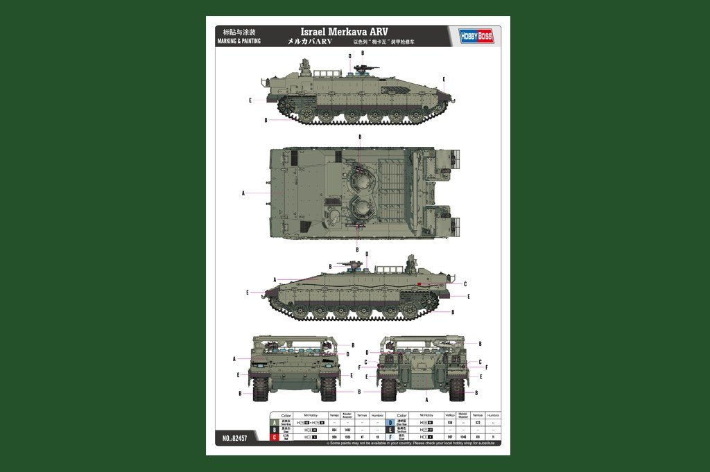Hobby Boss 82457 Israel Merkava ARV 1/35 – imagen 3