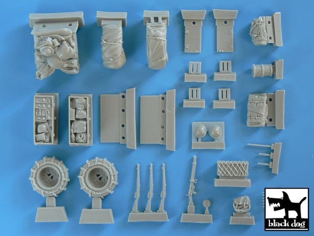 Black Dog T35013 Pattern 1920/sand tyres for Roden1/35 – zdjęcie 5