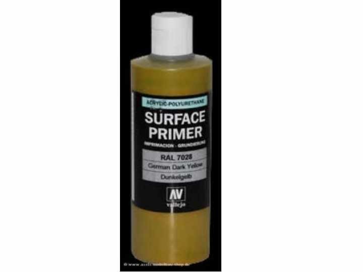 Apprêt de surface Vallejo 74604 Jaune foncé allemand 200 ml.
