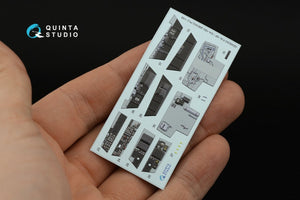 Intérieur imprimé en 3D et coloré sur papier décalcomanie pour F/A-18F tardif / EA-18G (Meng) de Quinta Studio QD48243 (Meng) 1/48 – image 10