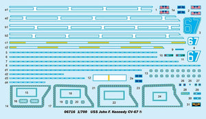 Trumpeter 06716 USS John F. Kennedy CV-67 1/700 – image 6