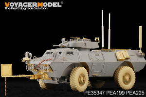 Voyager Model PEA199 Modern US Army M1117 Road Wheels (For TRUMPETER) 1/35 – immagine 2