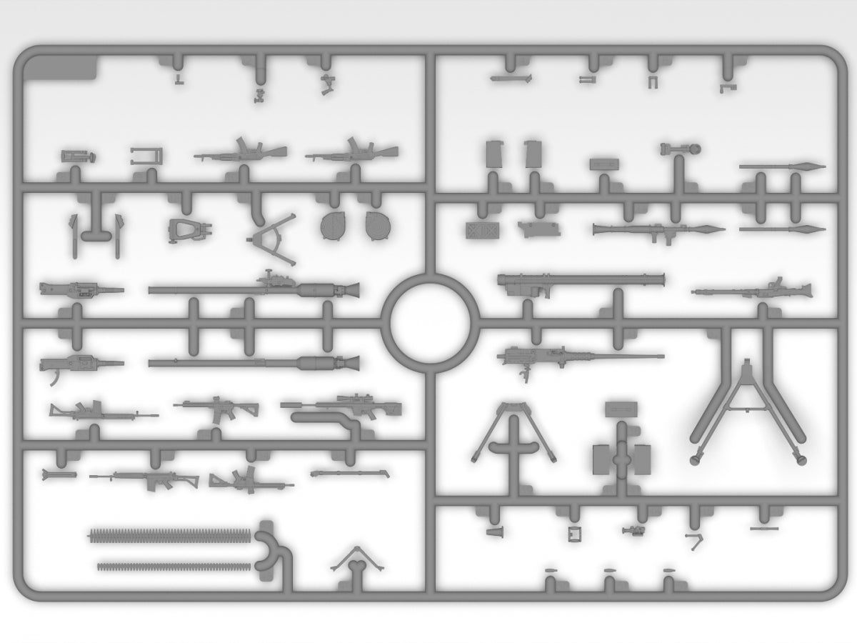 ICM 35749 Infantry weapons and chevrons Armed Forces of Ukraine 1/35 – imagen 4
