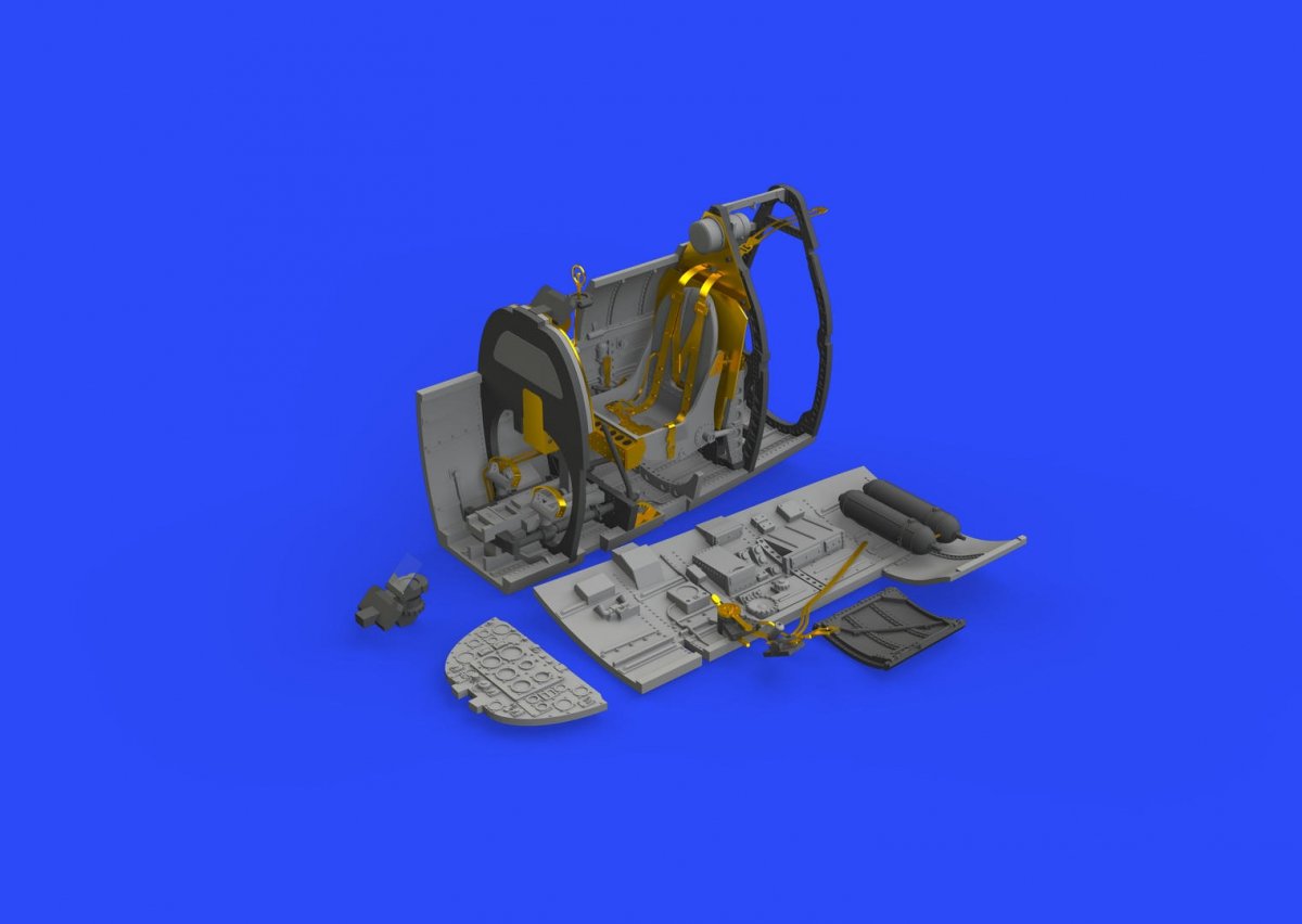 Eduard 648466 Spitfire Mk. And cockpit 1/48 TAMIYA – image 3