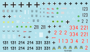 Star Decals 72-A1025 German tanks in Italy # 5. Cassino 1944. 1/72 – imagen 3