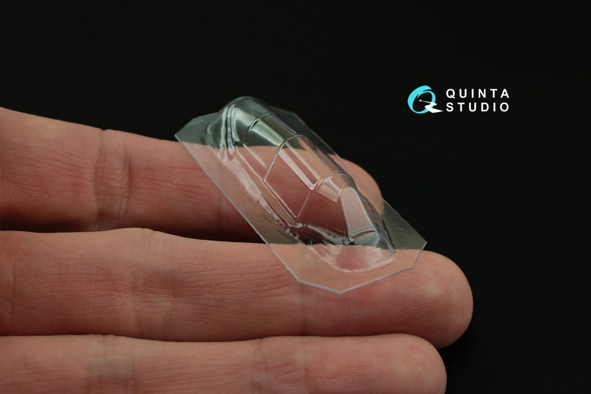 Quinta Studio QC48066 La-5FN vacuformed clear canopy, 1 pcs, (for Zvezda kit) 1/48 – imagen 4