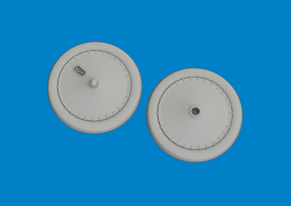 Eduard 6481045 Bulldog wheels AIRFIX 1/48 – imagen 3