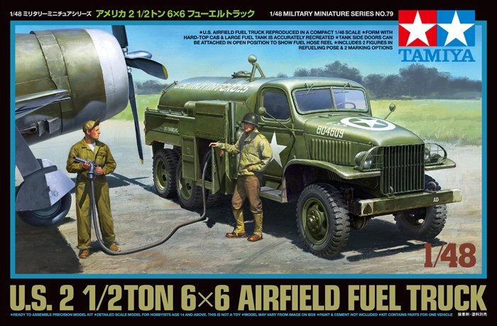Tamiya 32579 U.S. 2.1/2 TON 6x6 AIRFIELD FUEL TRUCK 1/48