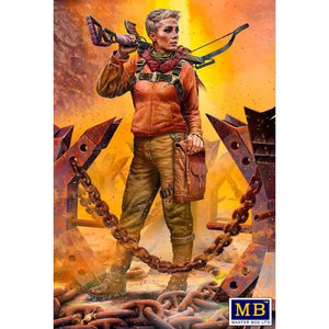 Master Box 35214 Post-apocalyptic fiction. Desert Battle Series. Skull Clan - Long distance raid. Kit No.2 A new leader. Hanna 1/35