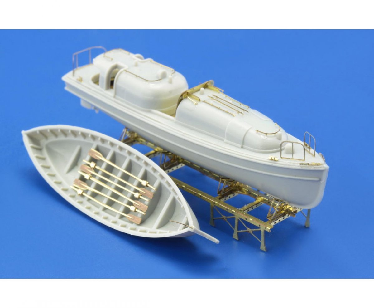 Eduard 53104 USS Arizona part 3 - life boats TRUMPETER 1/200 – zdjęcie 5