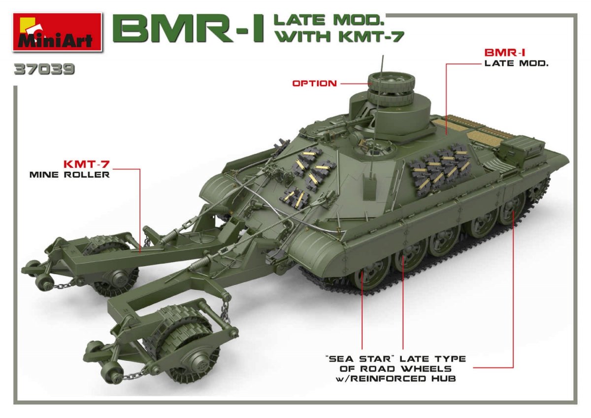 MiniArt 37039 BMR-1 Mod tardif. avec KMT-7 1/35 – image 17