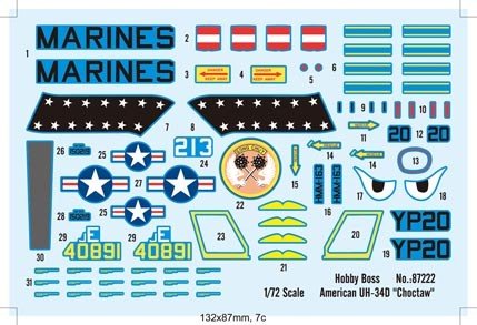 Hobby Boss 87222 American UH-34D Choctaw 1/72 – imagen 3