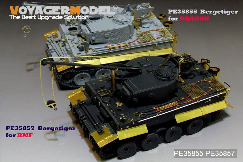 Voyager Model PE35855 WWII German Bergepanzer Tiger I basic For DRAGON 6850 1/35 – imagen 15