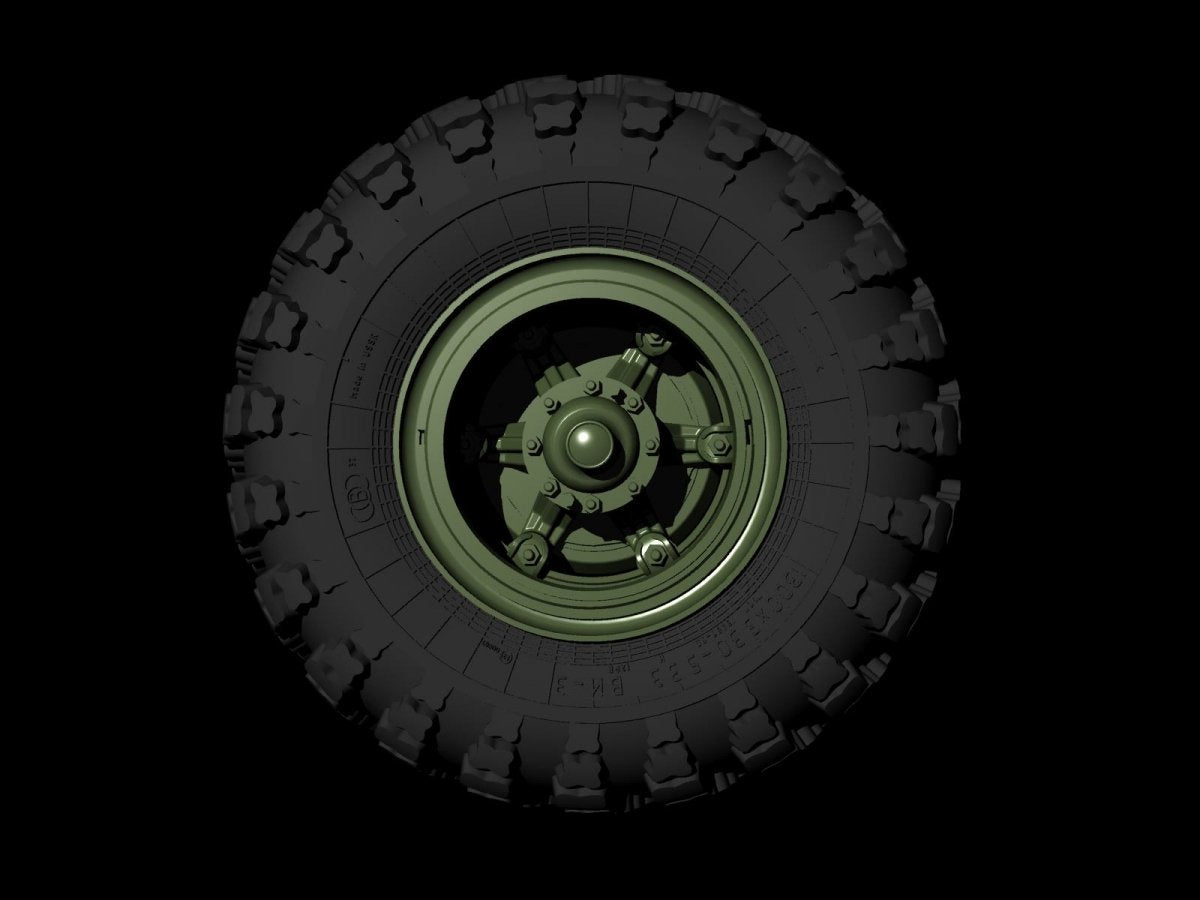 Panzer Art RE35-616 KRAZ-255B road wheels 1/35 – imagen 2
