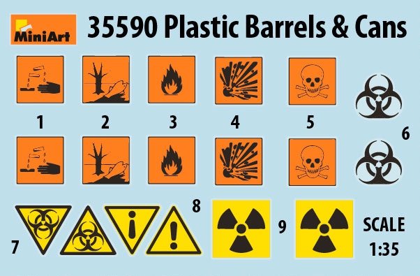 MiniArt 35590 Plastic Barrels &amp;amp; Cans 1/35 – image 5