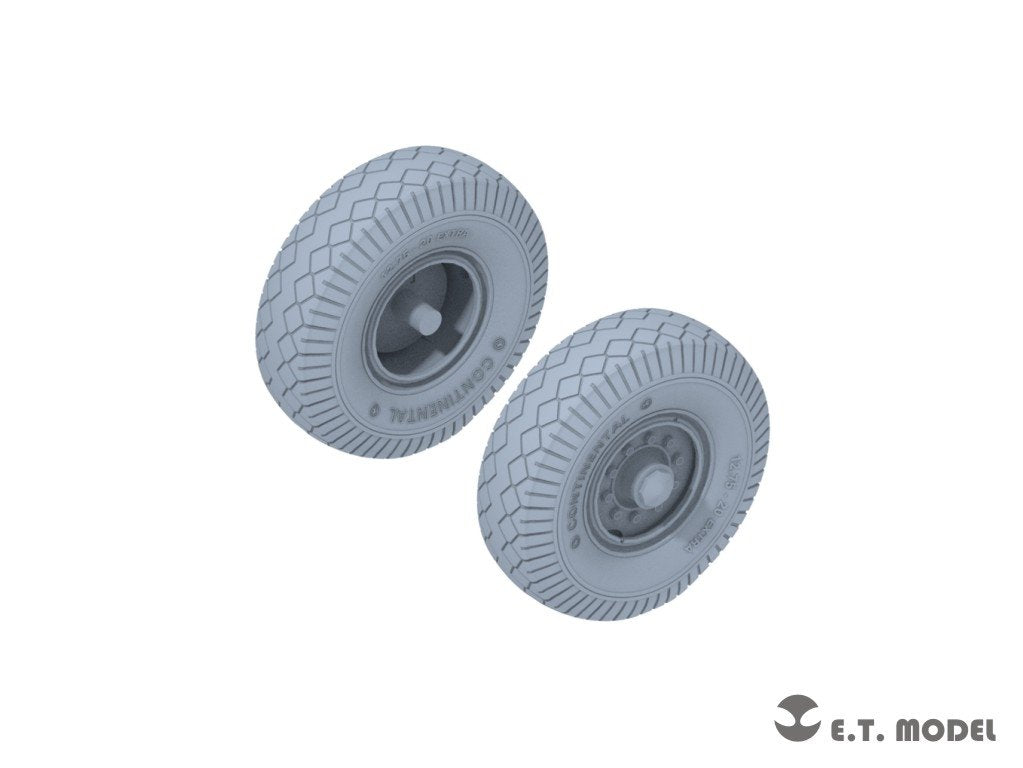 E.T. Model P35-123 WWII German Tank Transporter Sd.Ah.116 Sagged wheels For TAMIYA Kit 1/35 – imagen 2